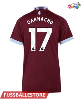 Günstige Aston Villa Alejandro Garnacho #17 Heimtrikot Damen 2026-27 Kurzarm